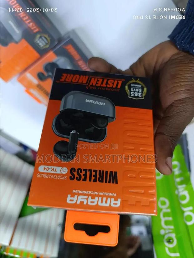 Amaya Tk04 Wireless Bluetooth Earphone Earbuds - thumbnail 4