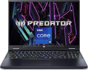 New Laptop Acer Predator Helios 16 16GB Intel Core I9 SSD 32GB