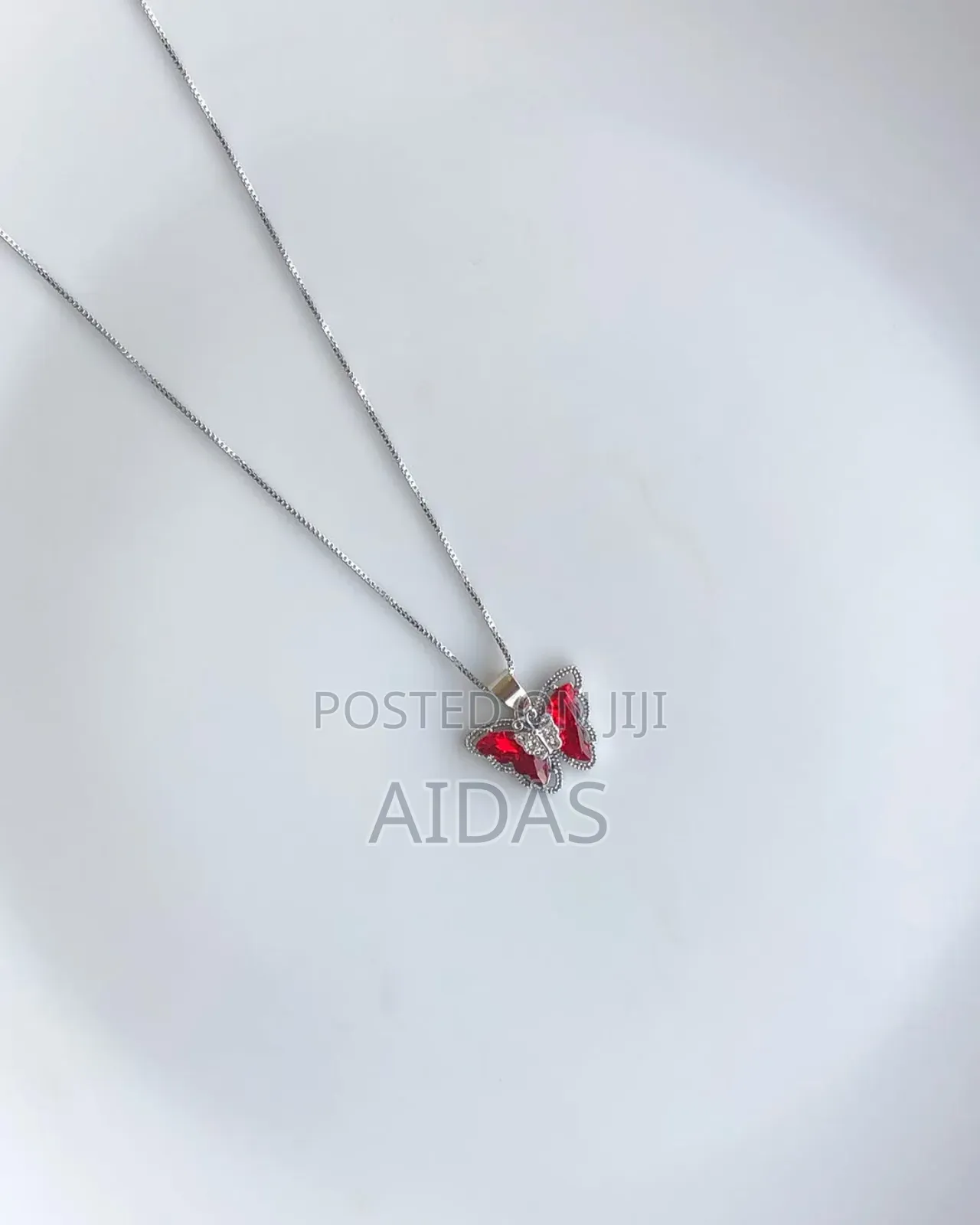 Red Silver Chain Valentine's Gift Set for Her