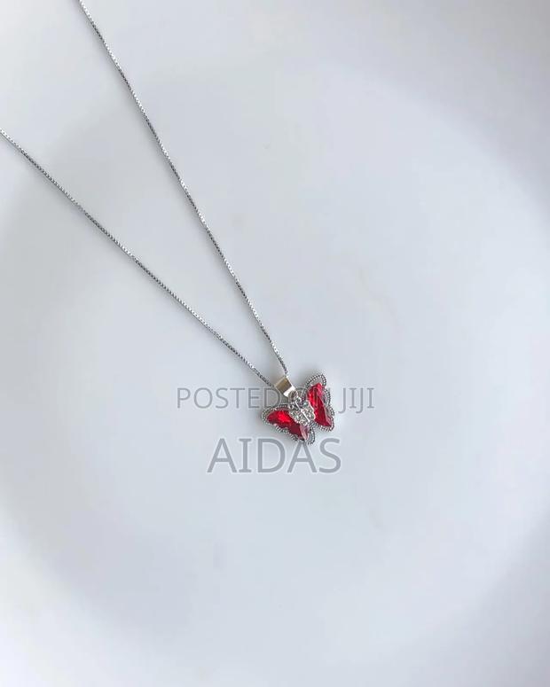 Red Silver Chain Valentine's Gift Set for Her - main view