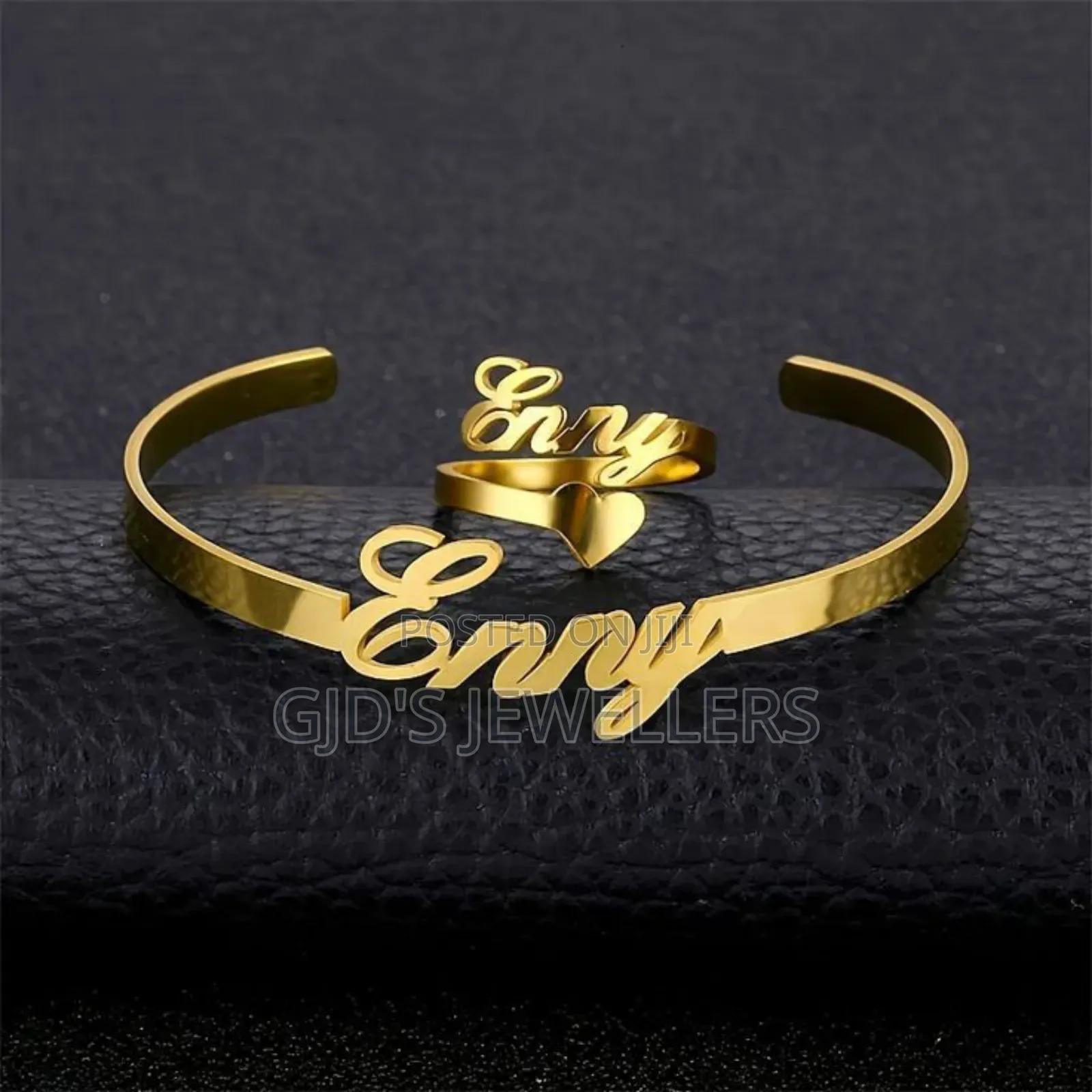 Customized Bangle and Ring Set