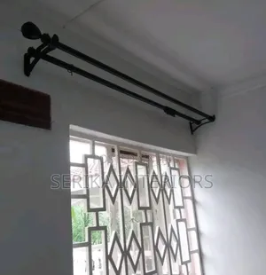 Jua Kali Curtain Rods Straight