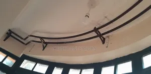 Curved Window Jua Kali Curtain Rods