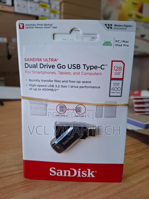 Sandisk 128GB Ultra Dual Drive Go USB Type-C 128GB