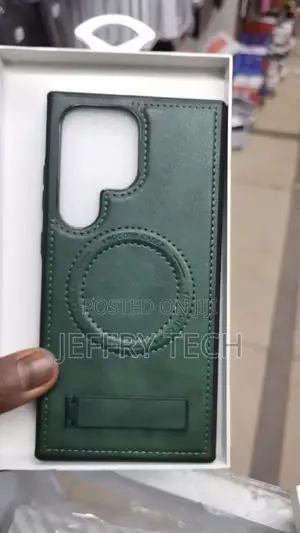 Samsung Galaxy S24 Ultra Cover - Luxury Pu Leather Magsafe