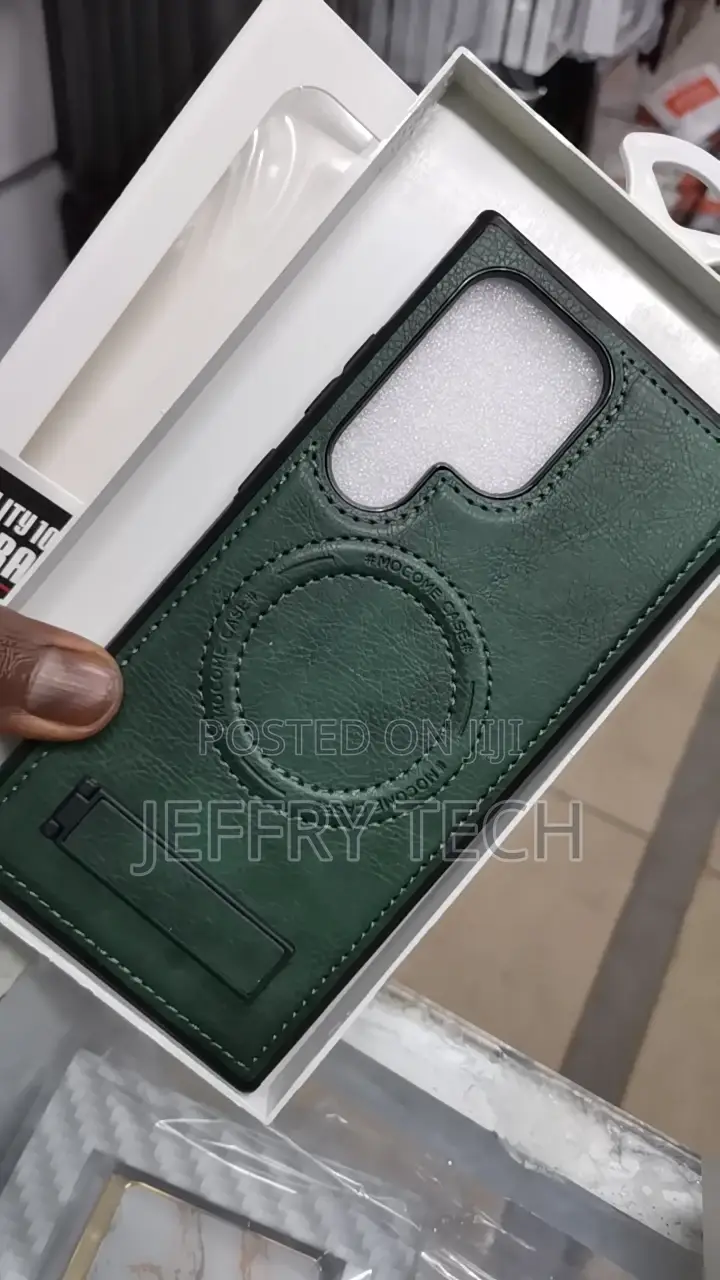 Samsung Galaxy S24 Ultra Cover - Luxury Pu Leather Magsafe