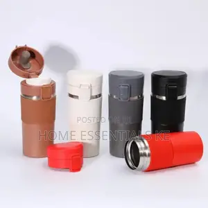 *500mls Silicone Sleeve Thermal Travel Coffee Tumbler*