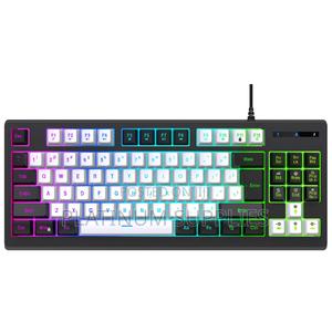 Mechanical Feel RGB 87 Keys Mini Keyboard USB Wired Gift