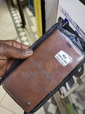 Caseme Samsung Galaxy S24 Ultra Case Brown Leather Foldable