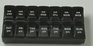 *14 Days A.M P.M Pill Organizer/Medicine Box