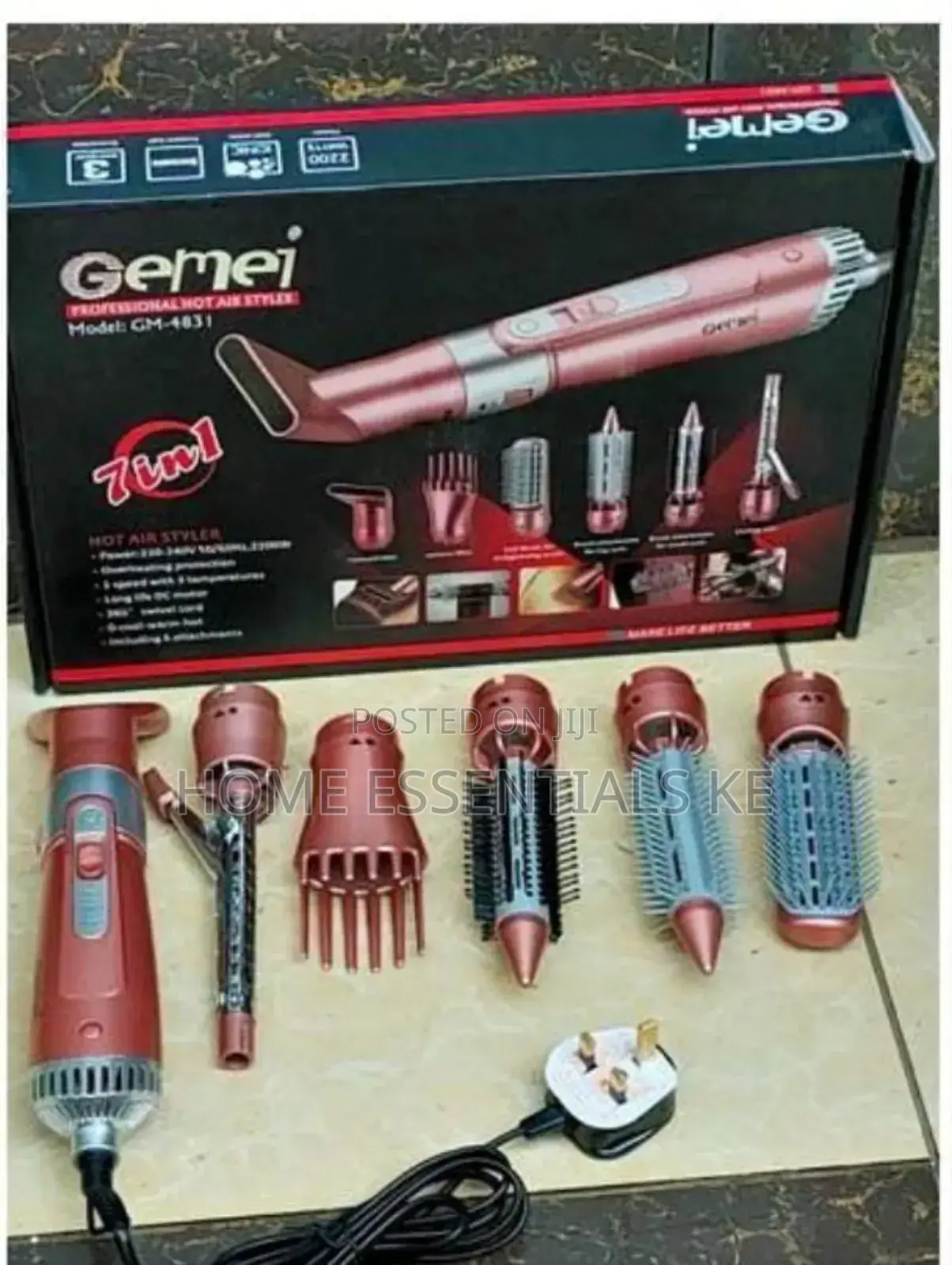 7 in 1 Gemei Proffessional Hot Air Styler