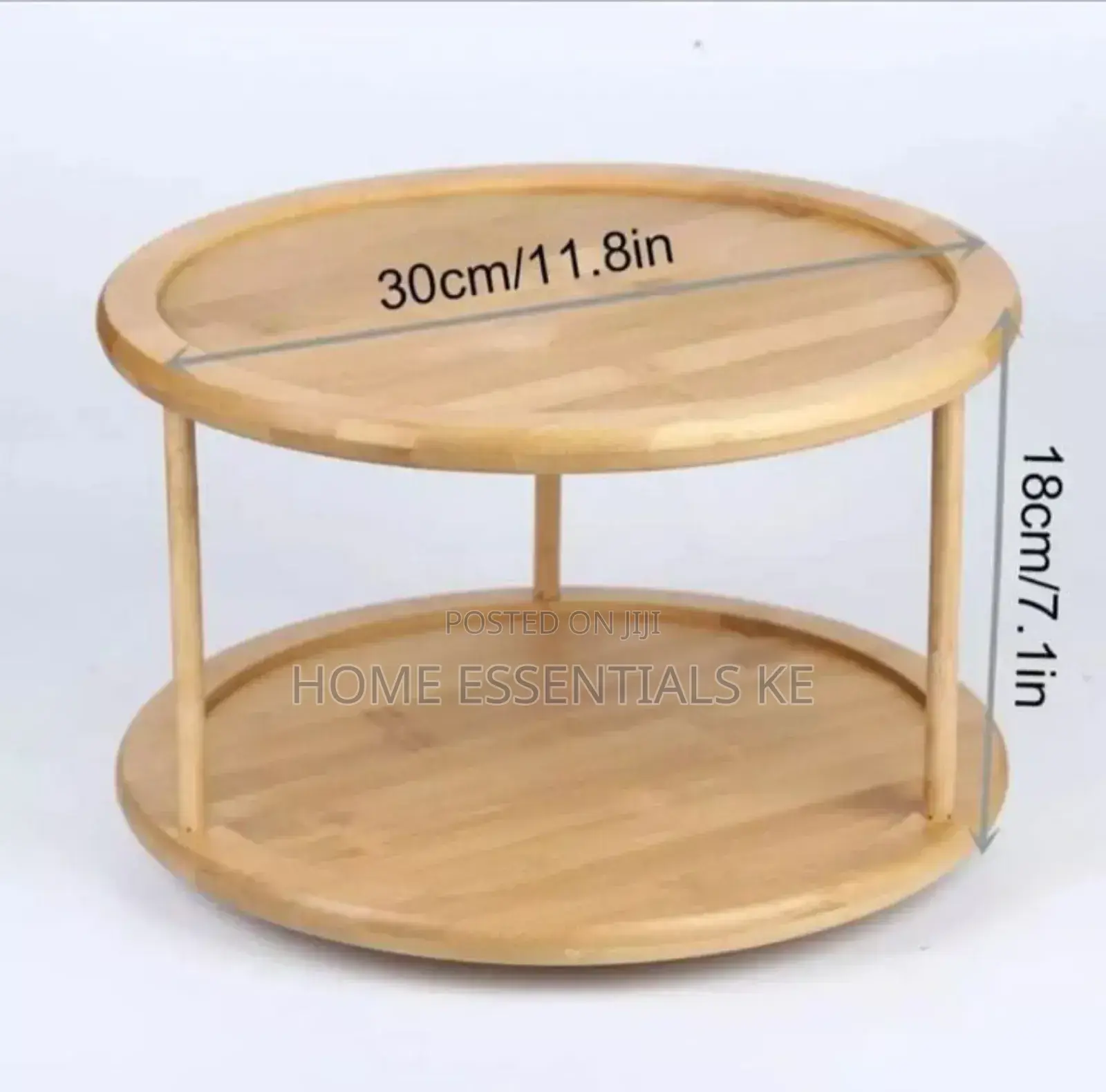 Bamboo Rotating Spice Rack