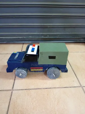 Wooden Toy Police Car Locally Made/Toy Car