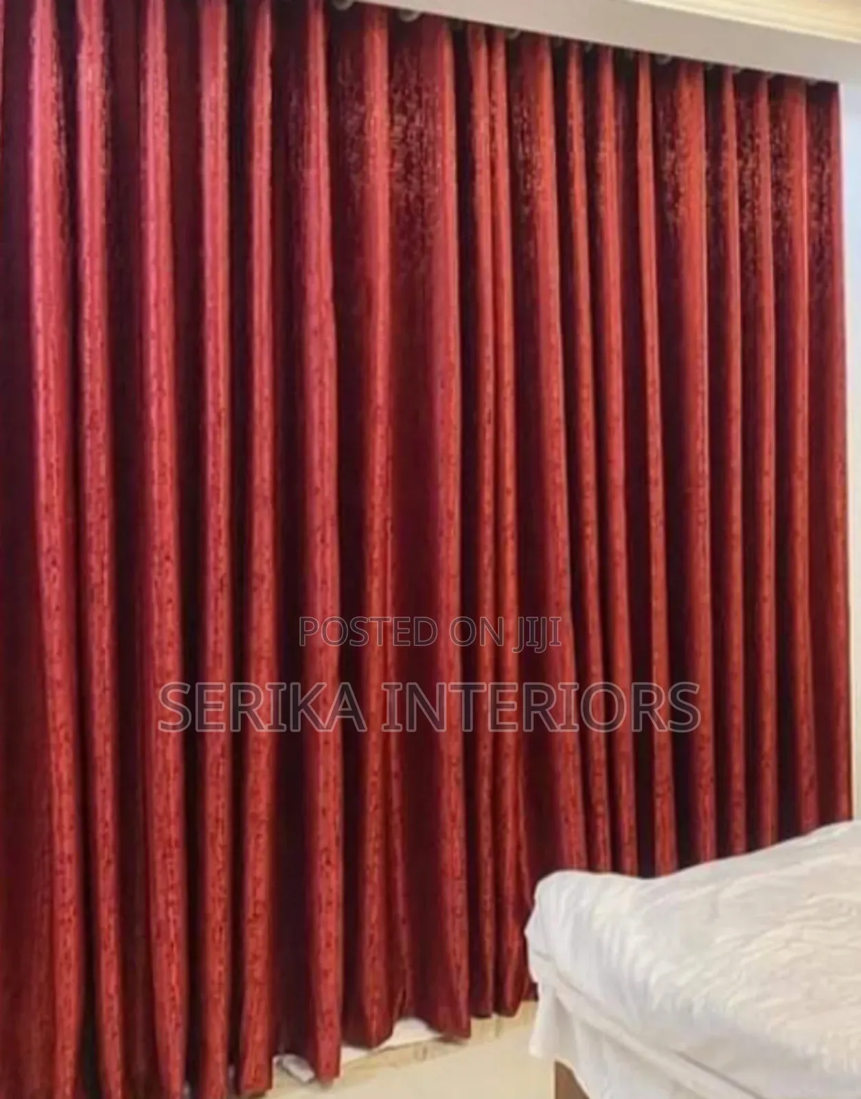 Red Wine Curtains Curtains