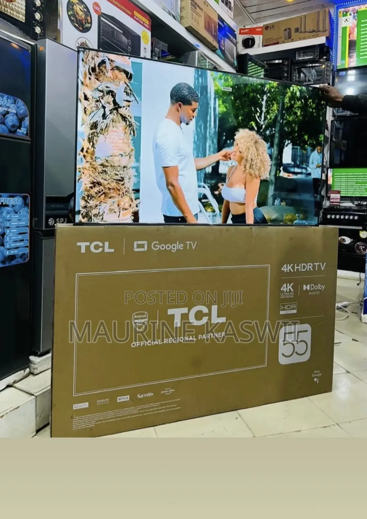 TCL 55” Inch Smart Google Uhd 55 V6b