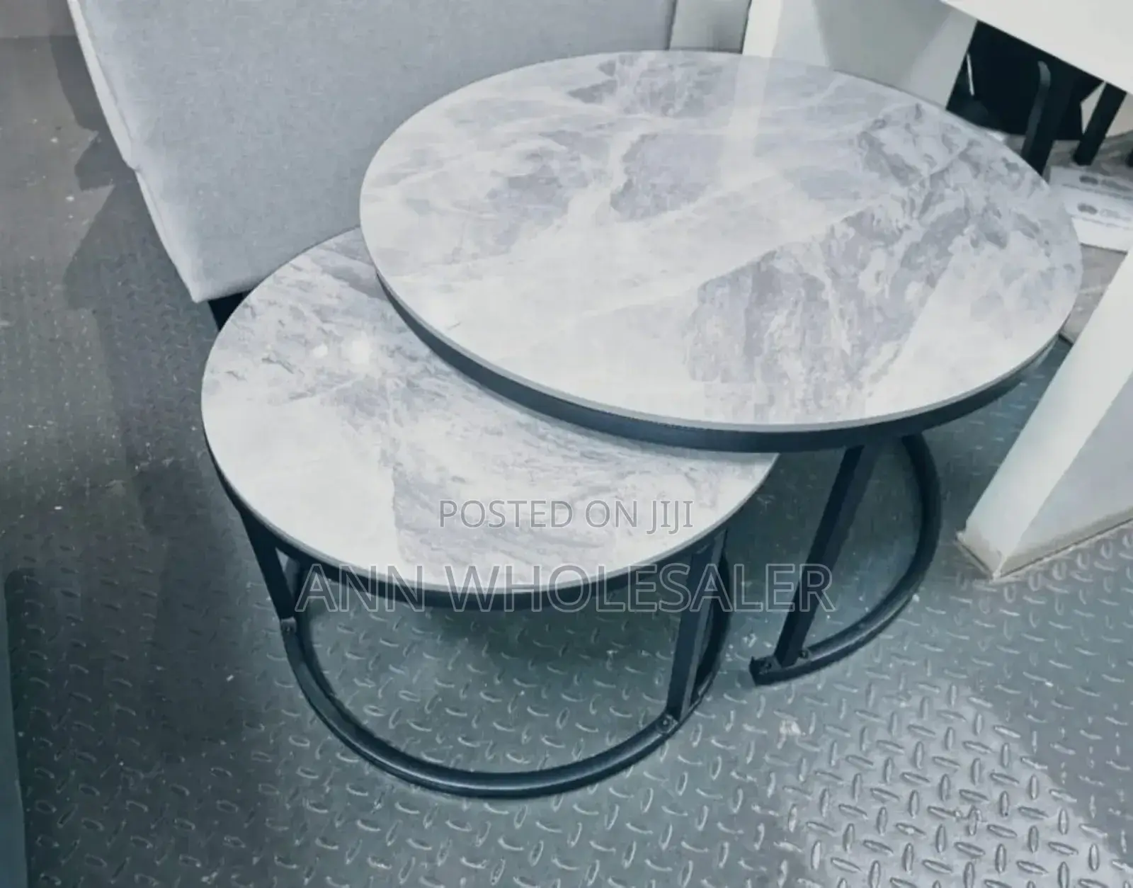 Luxury Pure Marble Top Nesting Coffee Tables Mn-6