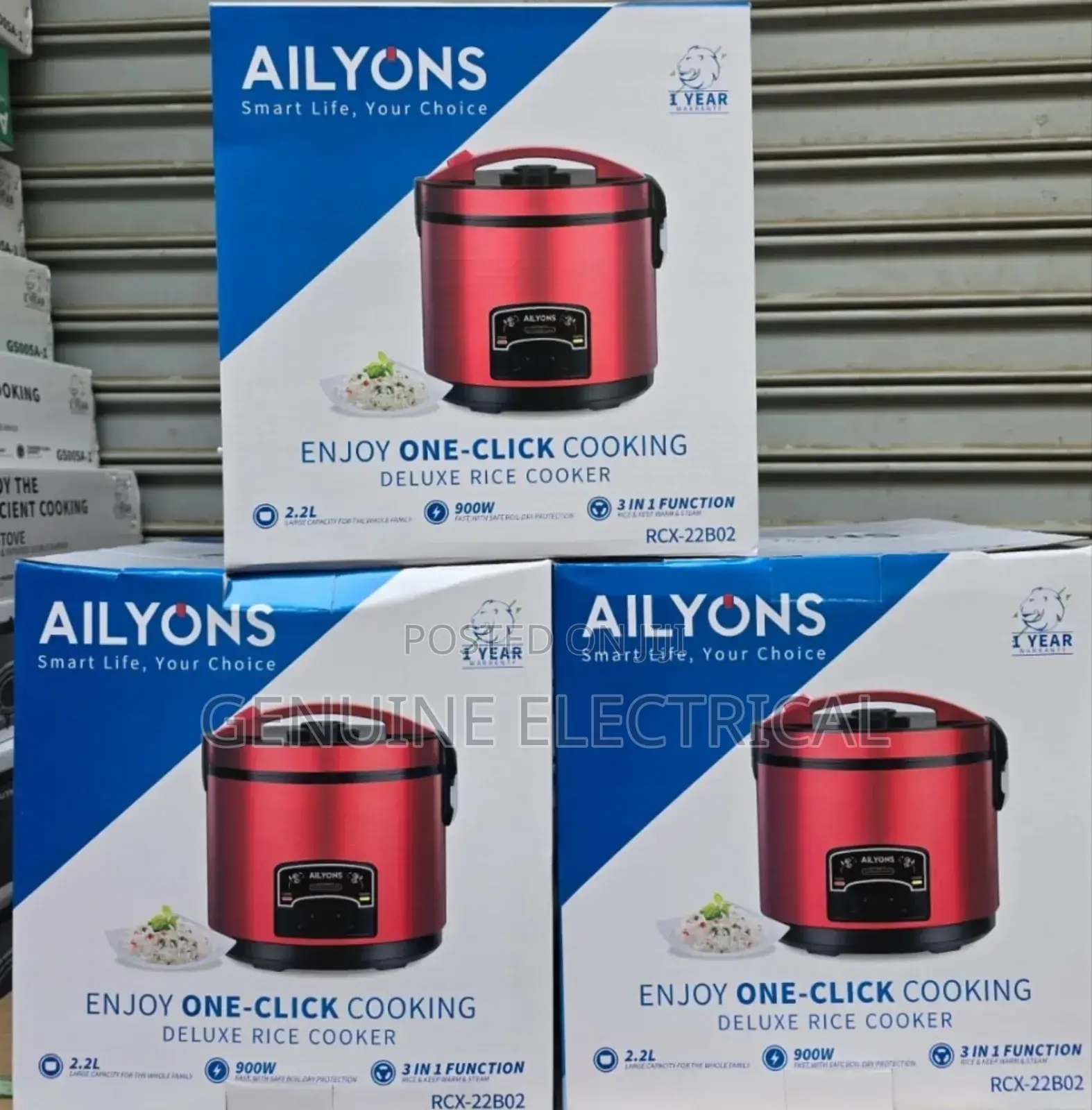 Ailyons Rice Cooker