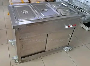 Food Warmer Display With Cabinet