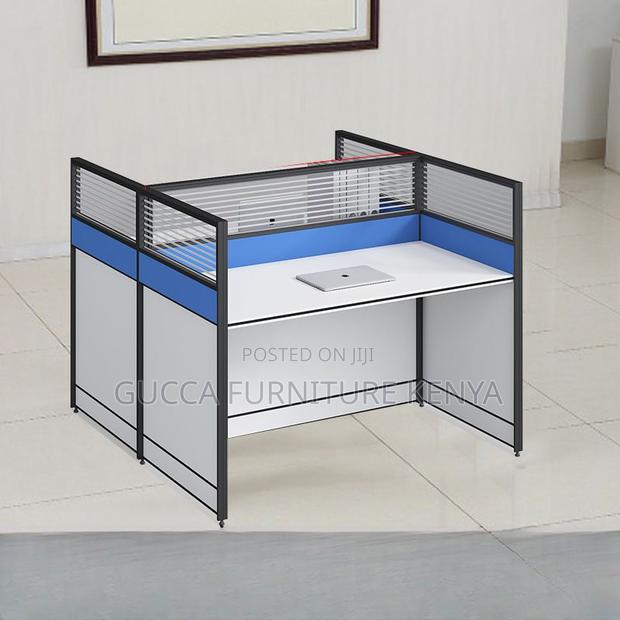 Workstations:2-Seater Open View Wooden Executive Workstation - main view