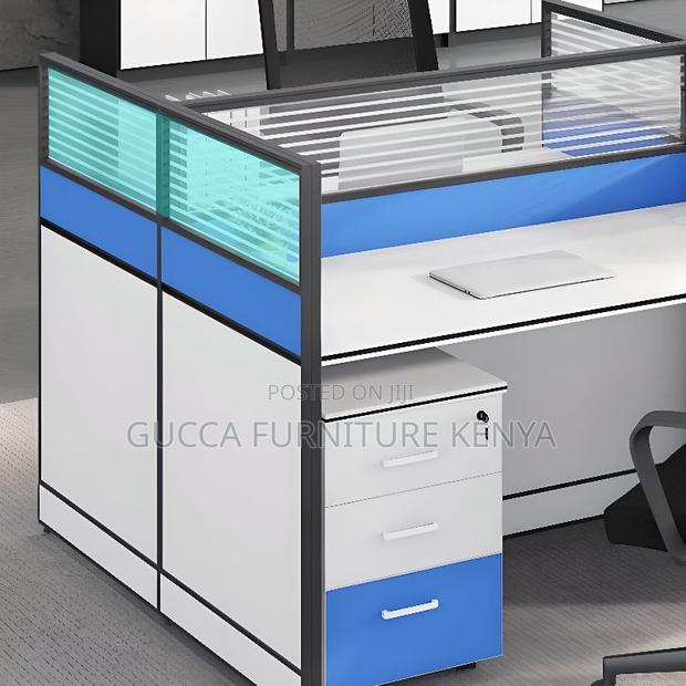 Workstations:2-Seater Open View Wooden Executive Workstation - thumbnail 6