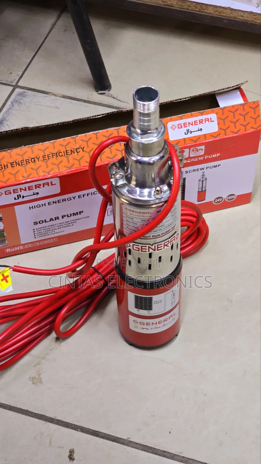Submersible Solar Pump 50m Headmax