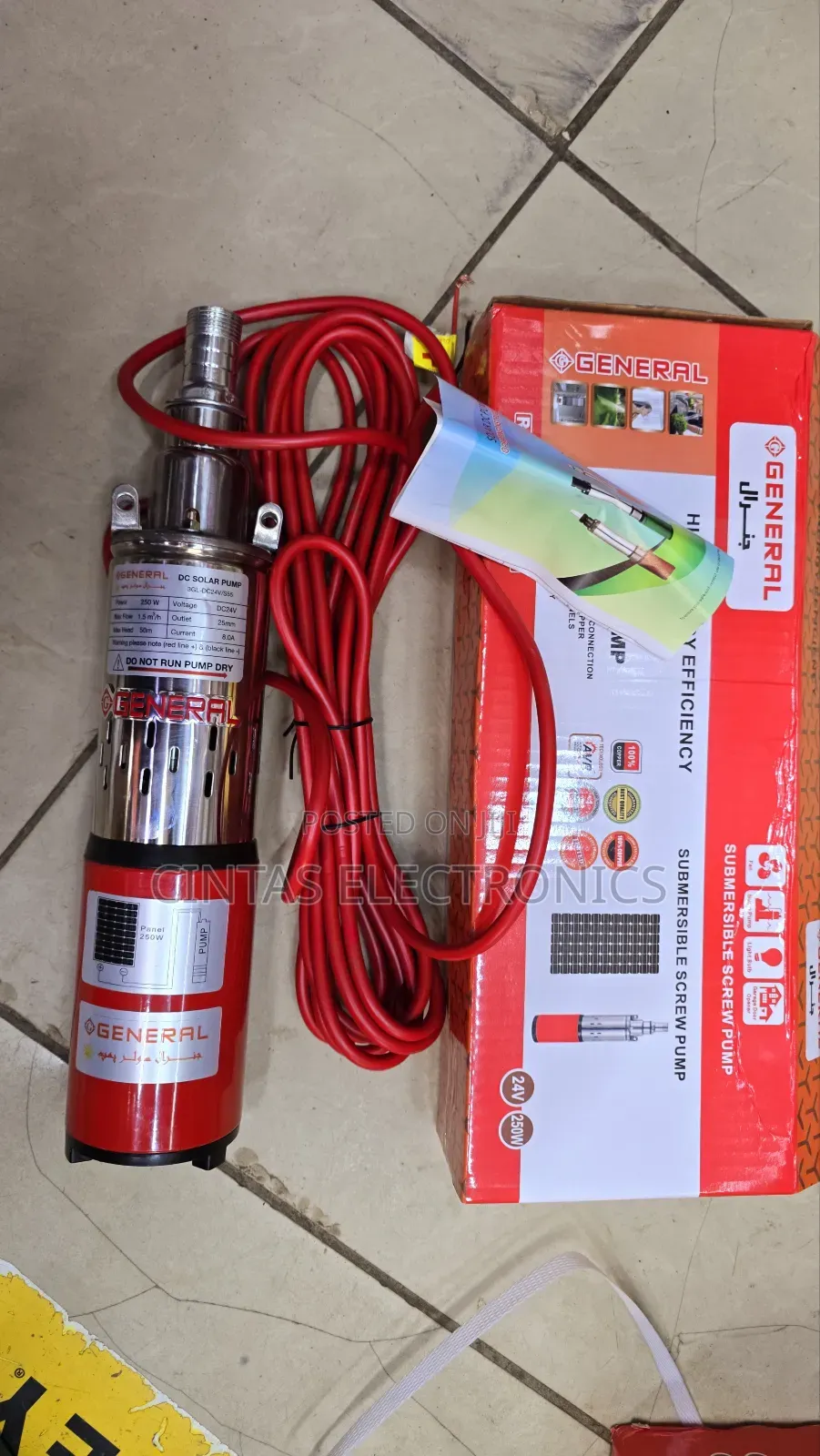 Submersible Solar Water Pump/250w