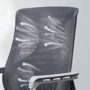 Office Chairs: Modern High-Back Mesh Chrome Conference Seat
