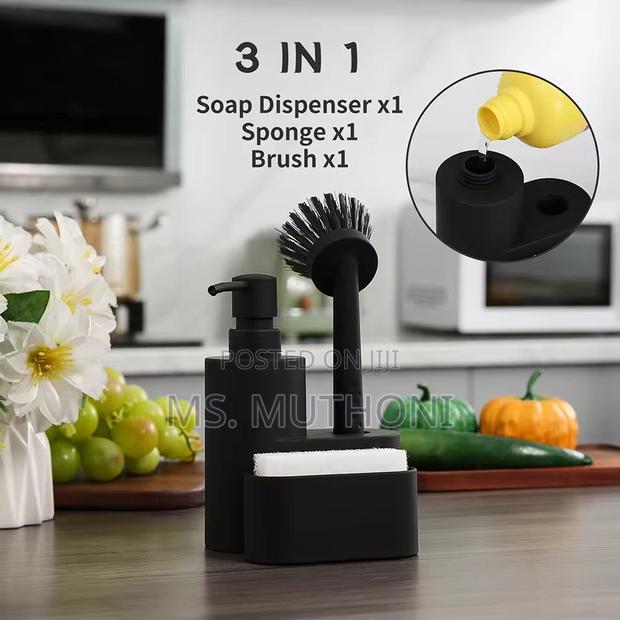 Kitchen Soap Dispenser 3 in 1 Set