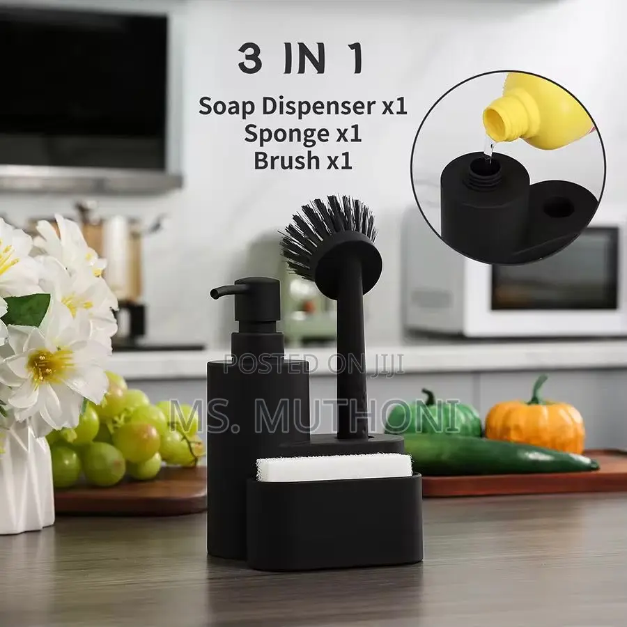 Kitchen Soap Dispenser 3 in 1 Set