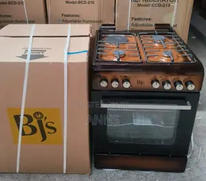BJS Standing 60/60cm Best 3+1 Brown Cooker