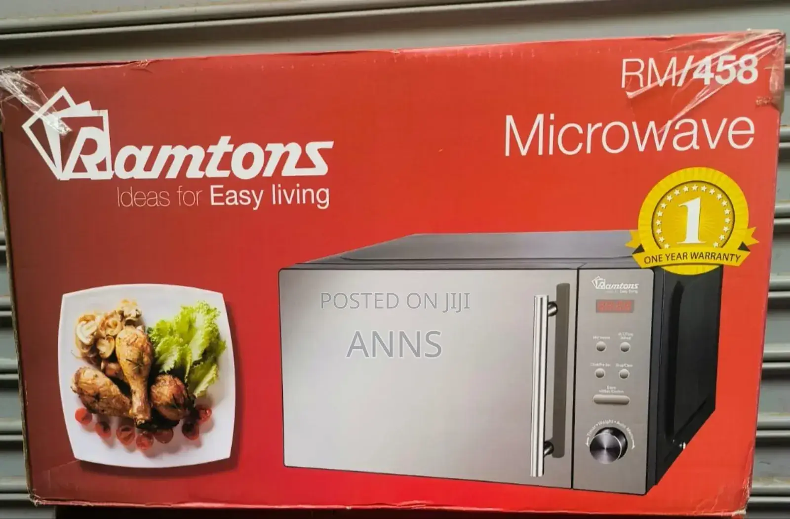 Ramtons Silver With Handle Microwave