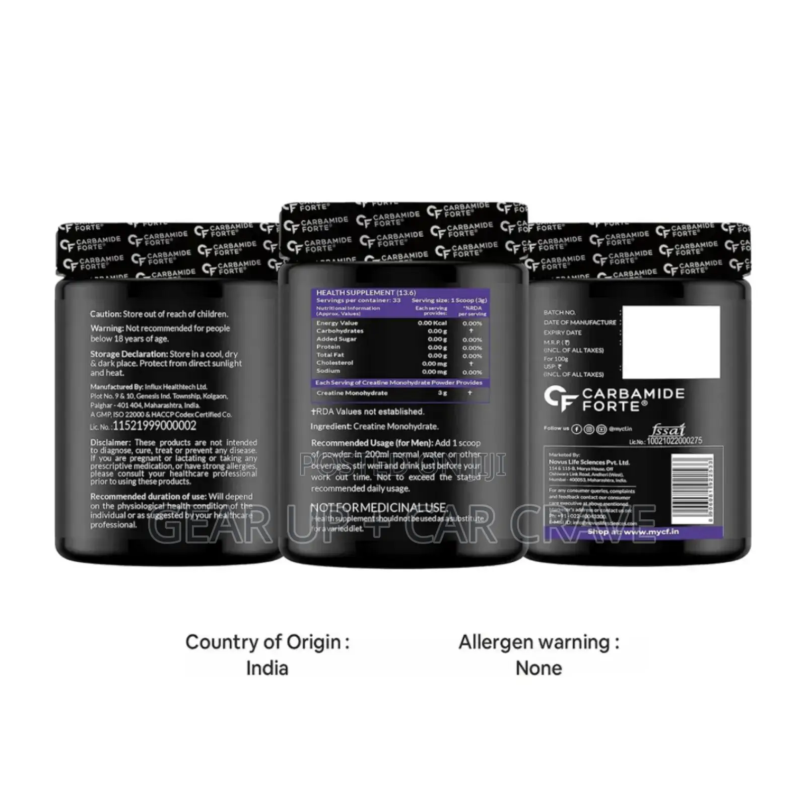 Carbamide Forte Creatine 100g