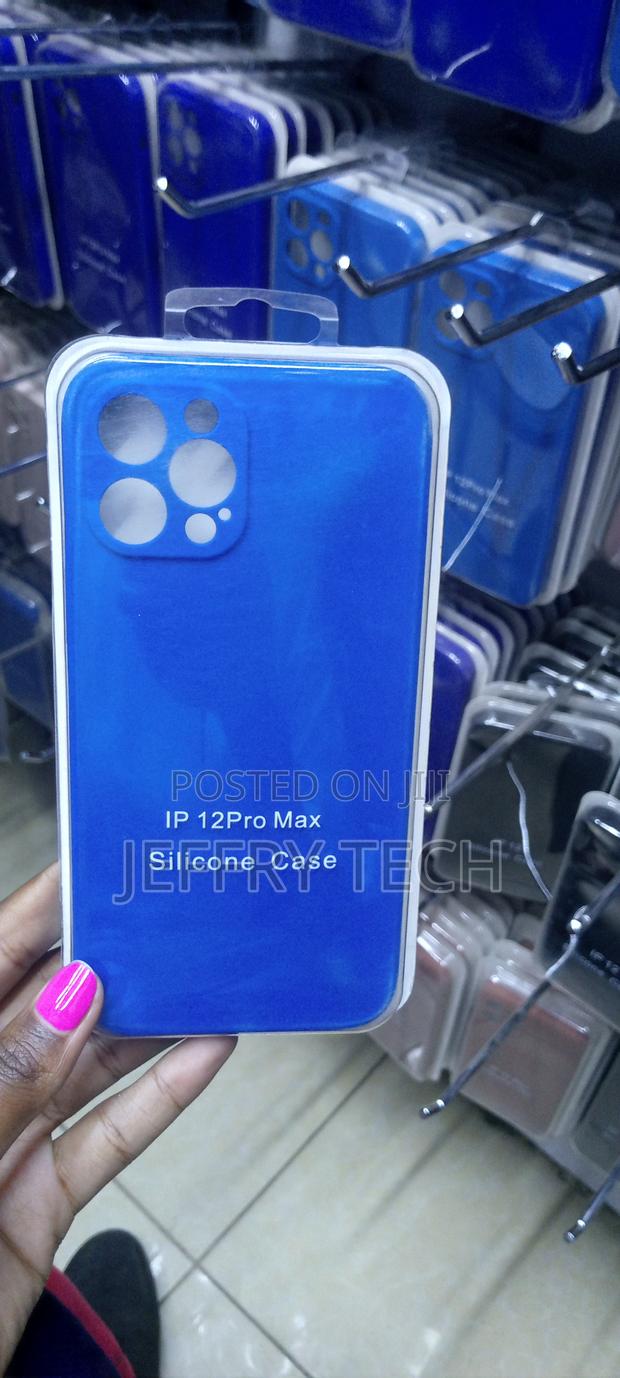 iPhone 12 Promax Back Cover Silicone Luxury Protective Case - main view