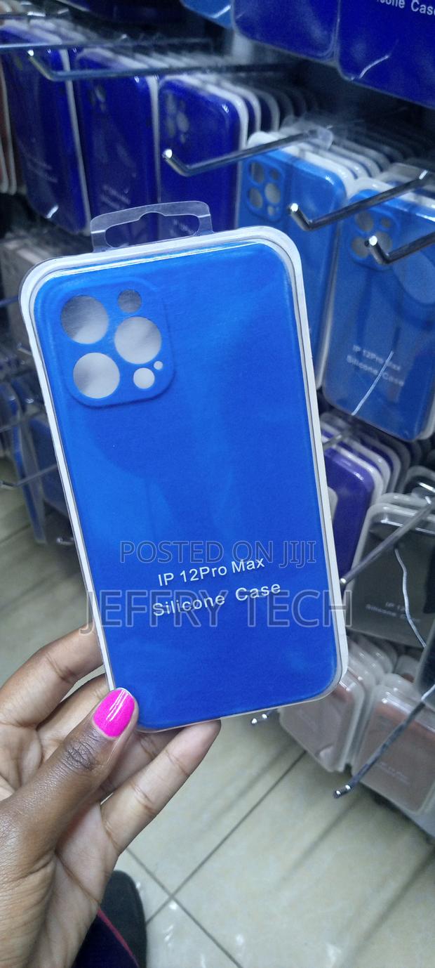 iPhone 12 Promax Back Cover Silicone Luxury Protective Case - thumbnail 3