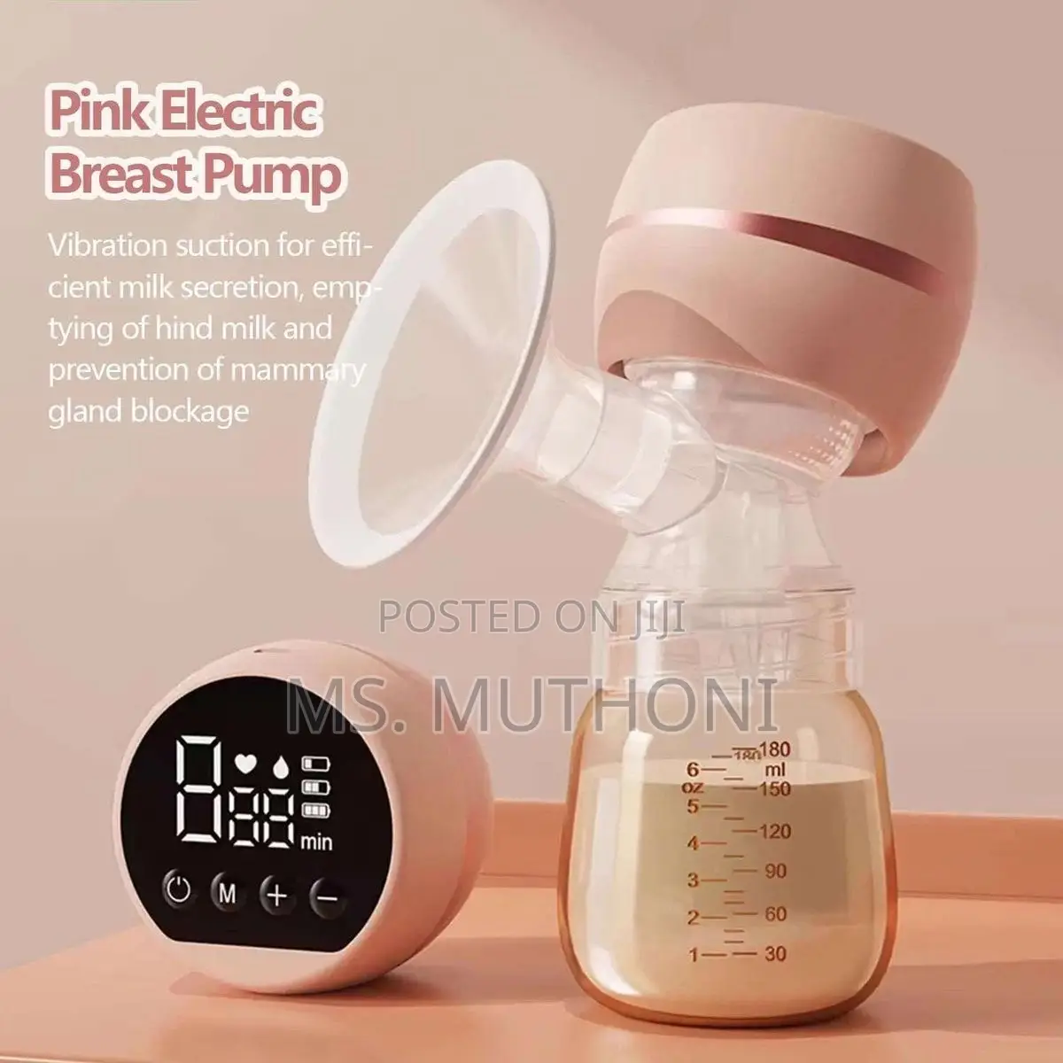 Smart 9 Speed Breast Pump With a Rechargeable Battery