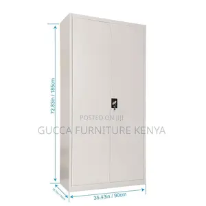 Cabinets:2-Door Thicken Steel Locker Utility Storage Cabinet