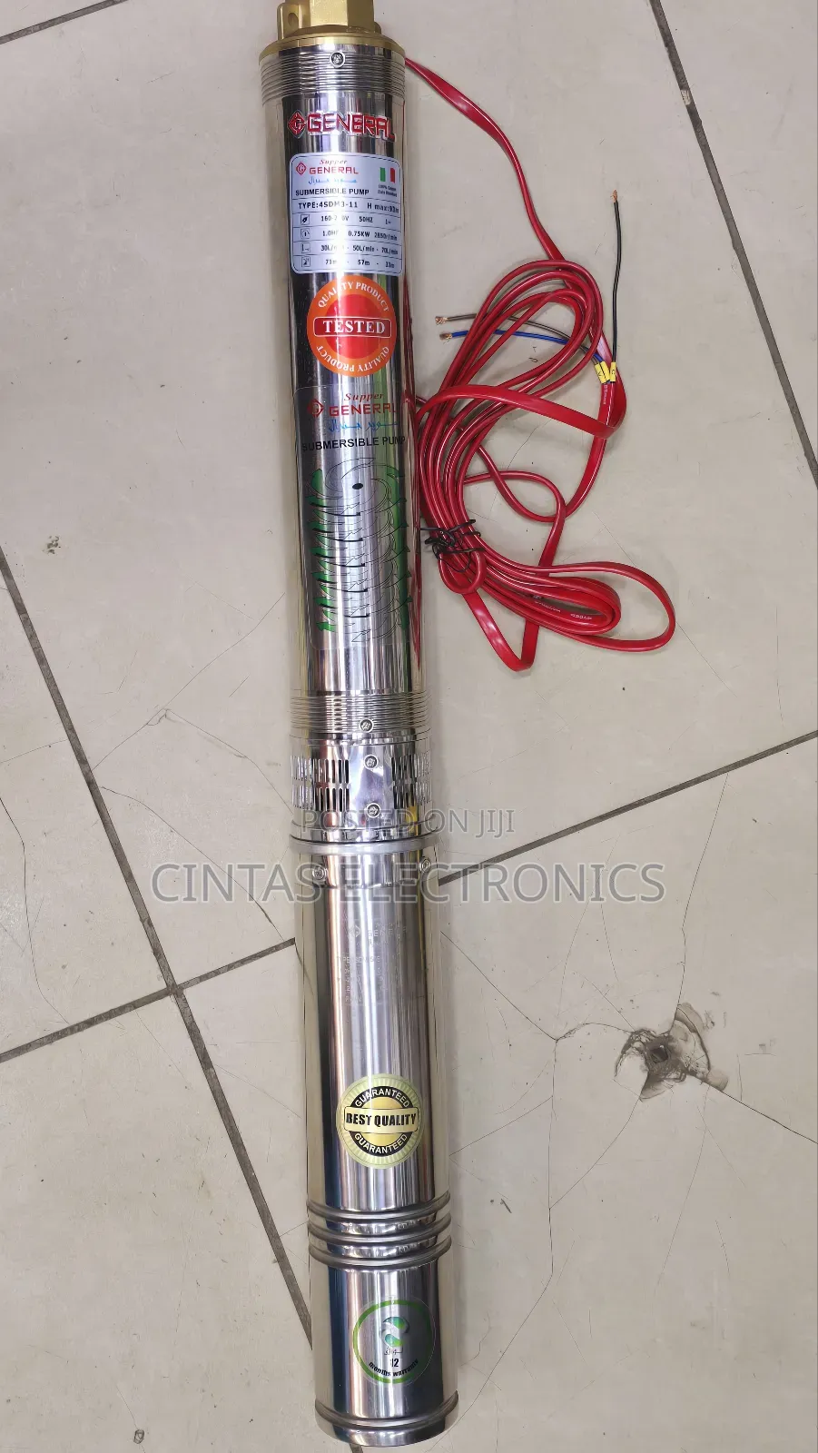 Electric Submersible Water Pump 1HP