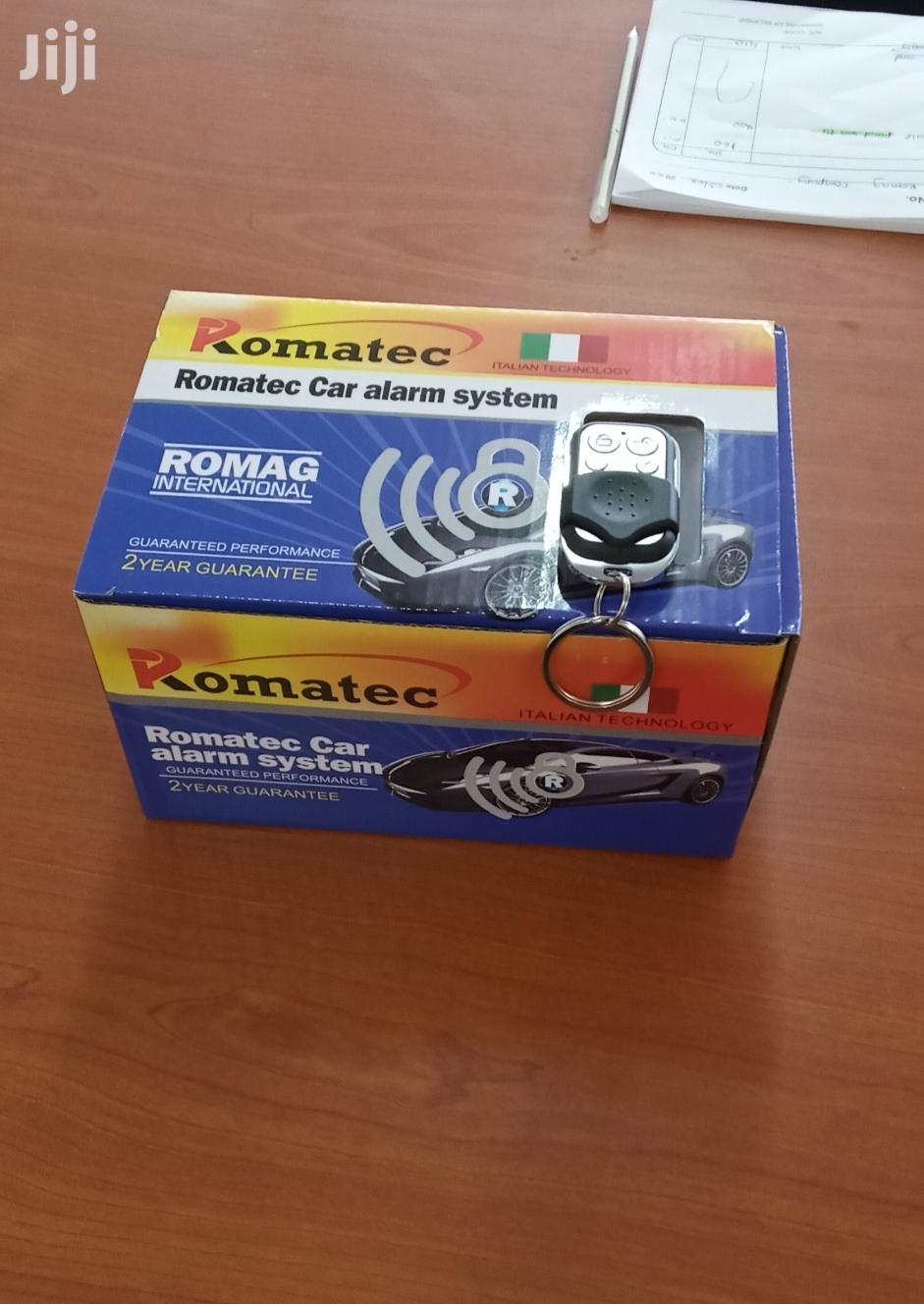New Romatec Car Alarm With Cut Off, Free Installation.
