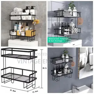 Double Layer Over the Toilet Rack/Shelf Bathroom