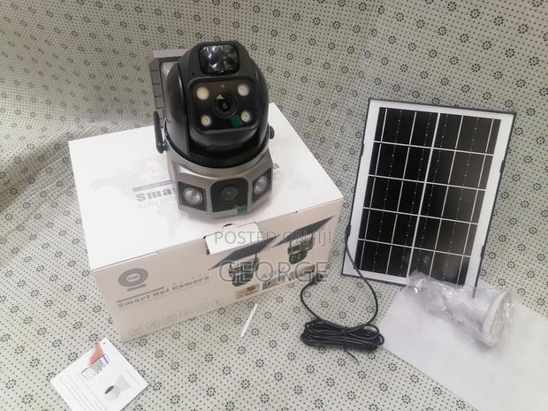 Proven 4G Sim Dual Lens Solar Panel Camera Outdoor CCT