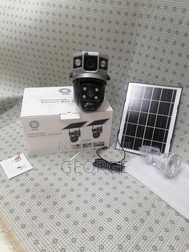 Brillant 4G Sim Dual Lens Solar Panel Camera Outdoor CCT