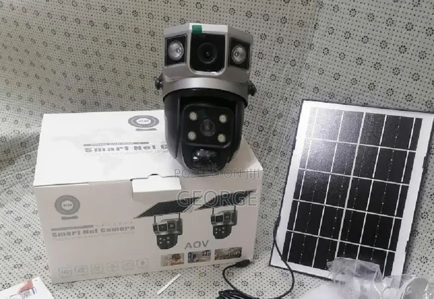 Buy Wifi Dual Lens Solar Panel Camera Outdoor CCT