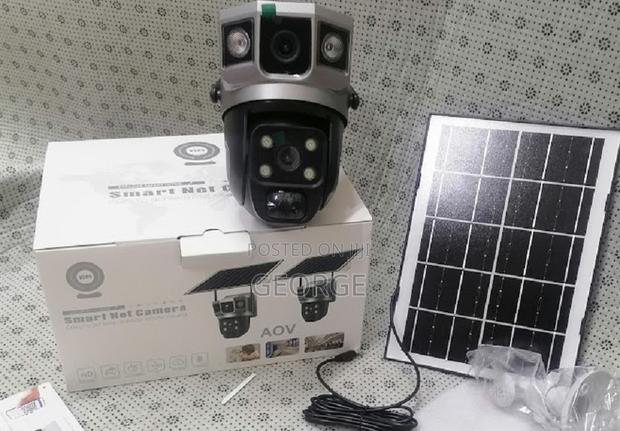 Bestseller 4G Sim Dual Lens Solar Panel Camera Outdoor CCT