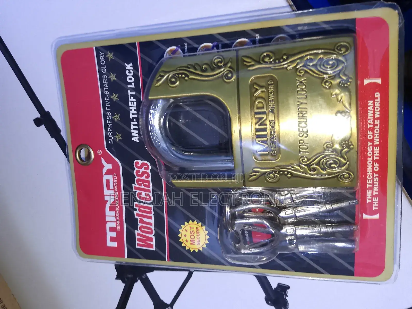 Mindy Padlock 60mm.Most Secure Mindy Padlock (Three Keys)