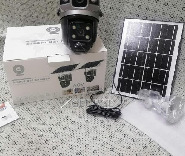 4G Sim Dual Lens Solar Panel Camera Outdoor CCT,Top-notch, - main view