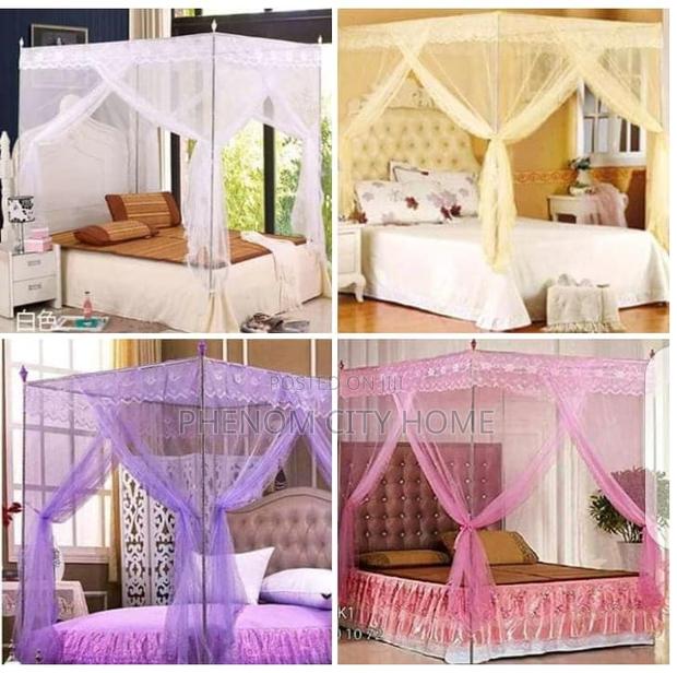 Rectangular Mosquito Net With Four Stands - thumbnail 4