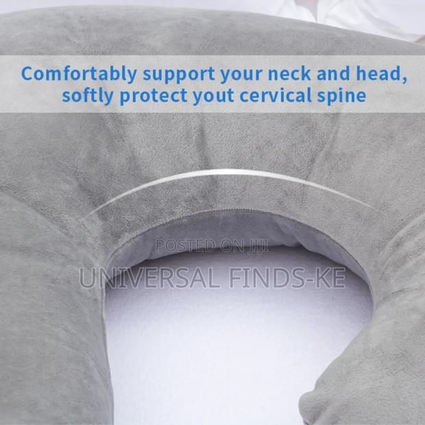 Imported C Shaped Velvet Pregnancy Pillow - thumbnail 2