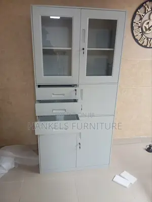 Steel Metallic Office Cabinet With Safe