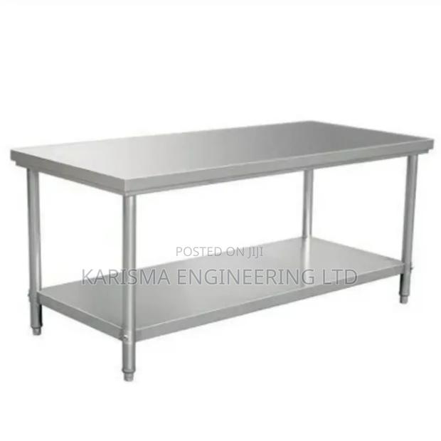 Working/Preparation Stainless Steel Table. - main view