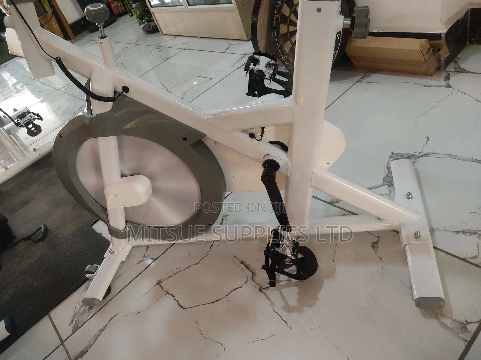 Home Fitness Exercise Bike Flywheel With Computer Monitor